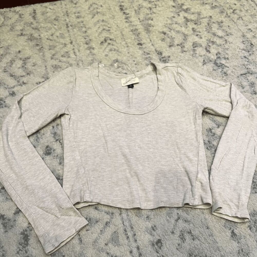 Universal Thread Ribbed Scoop Neck Top M